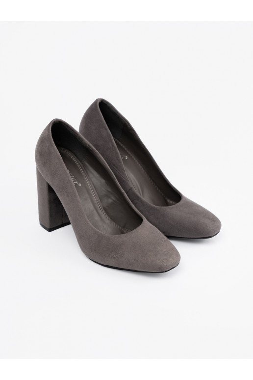 iš zomšos aukštakulniai ant kulno pilkos spalvos