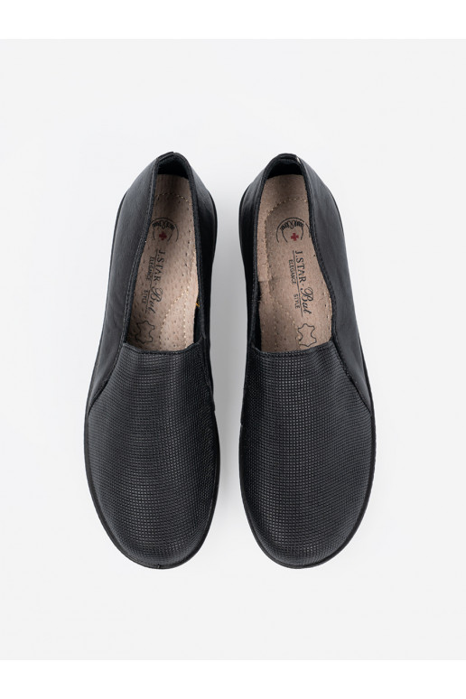 pusbačiai juodos spalvos su platforma  pusbačiai juodos spalvos su platforma