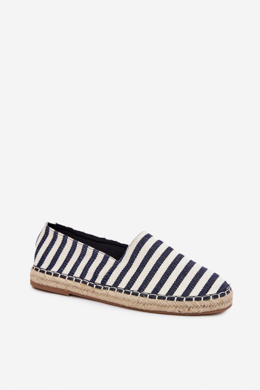 espadrilės Z  su dryžiais tamsiai mėlynos spalvos Kerenz  espadrilės Z  su dryžiais tamsiai mėlynos spalvos Kerenz
