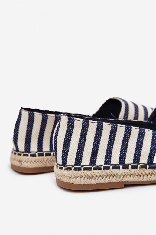 espadrilės Z  su dryžiais tamsiai mėlynos spalvos Kerenz  espadrilės Z  su dryžiais tamsiai mėlynos spalvos Kerenz