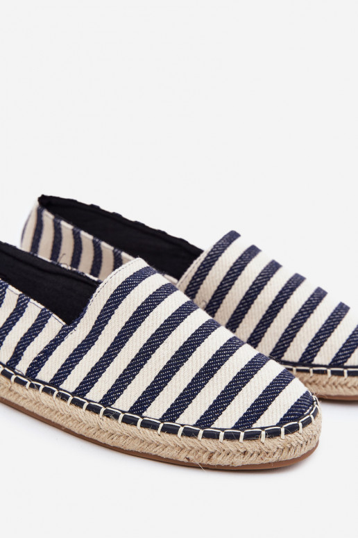 espadrilės Z  su dryžiais tamsiai mėlynos spalvos Kerenz  espadrilės Z  su dryžiais tamsiai mėlynos spalvos Kerenz