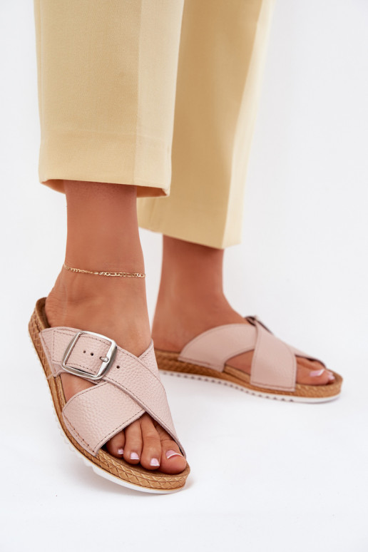 Šlepetės  su sagtimis Inblu VO0004GU rožinės spalvos