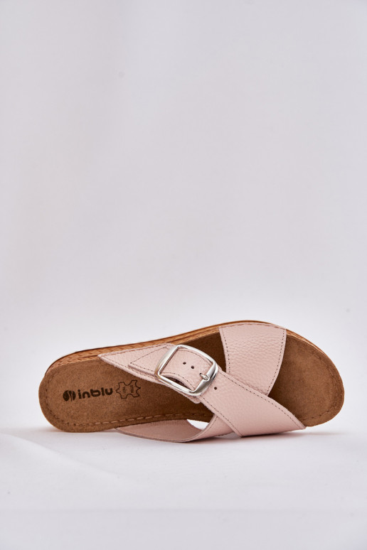 Šlepetės  su sagtimis Inblu VO0004GU rožinės spalvos