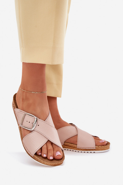 Šlepetės  su sagtimis Inblu VO0004GU rožinės spalvos