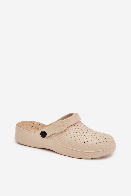  Šlepetės   smėlio spalvos Faylina