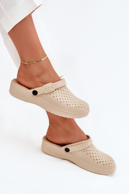  Šlepetės   smėlio spalvos Faylina