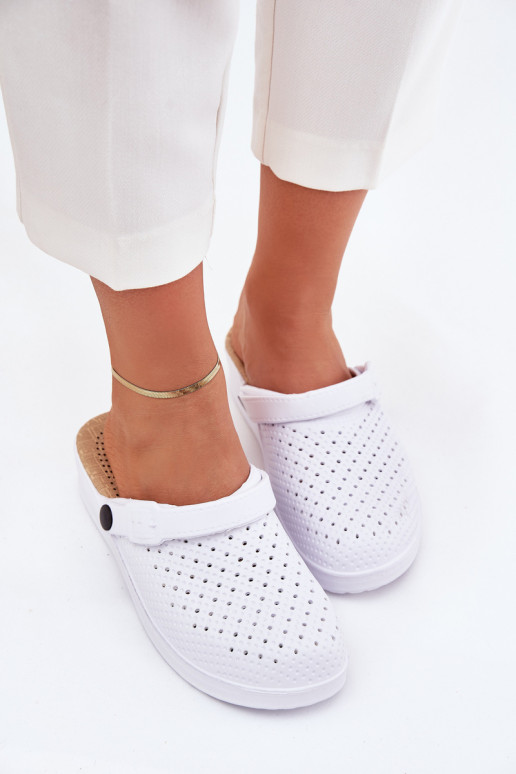  Šlepetės   baltos spalvos Faylina