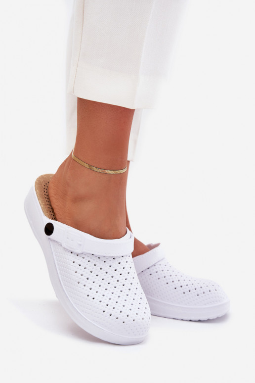  Šlepetės   baltos spalvos Faylina