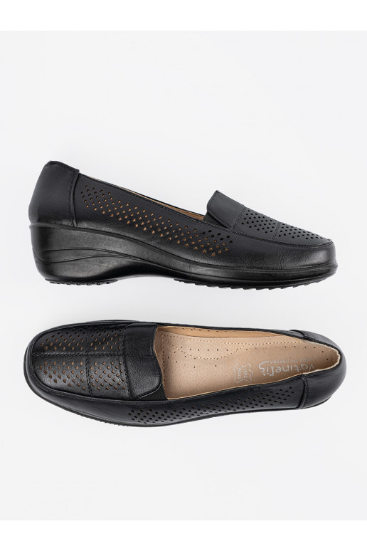 Juodos spalvos  moteriški pusbačiai