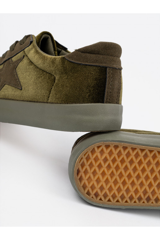 chaki spalvos Moteriški batai  chaki spalvos Moteriški batai