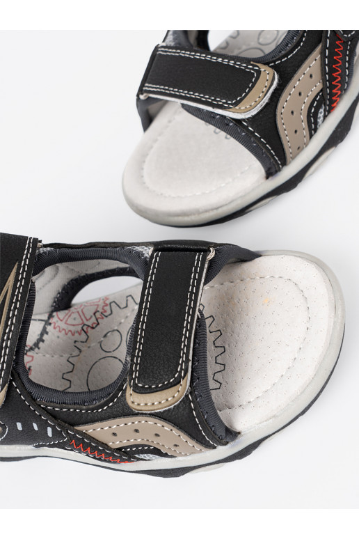 Juodos spalvos sandalai 