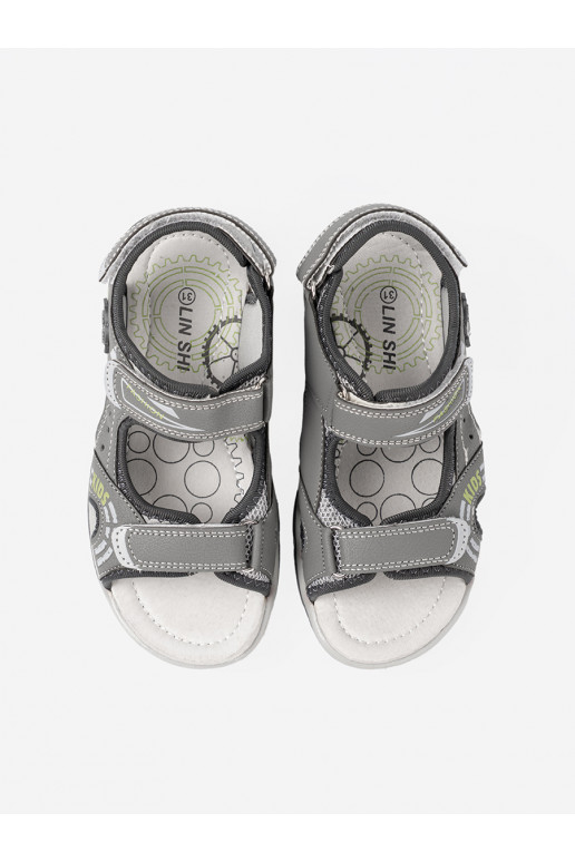 berniukų sandalai  pilkos spalvos