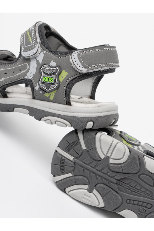 berniukų sandalai  pilkos spalvos