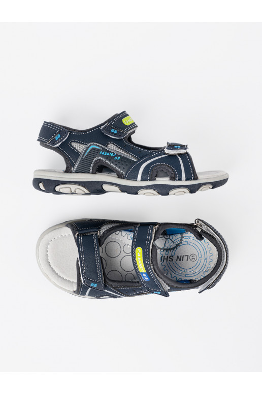 pilkos spalvos sandalai 