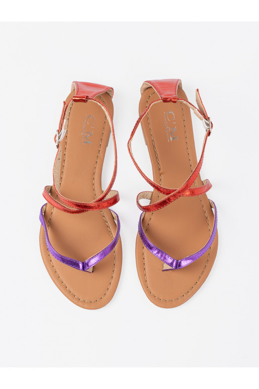 lygiapadžiai sandalai z  mi paseczkami