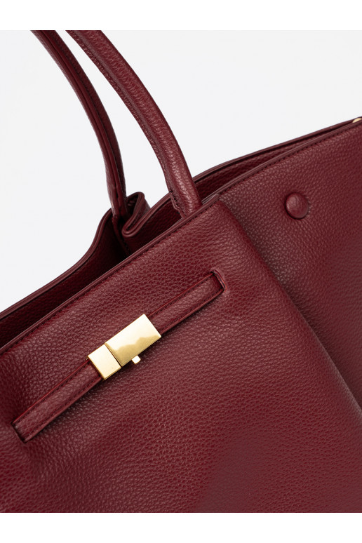 bordowa shopperka   bordowa shopperka