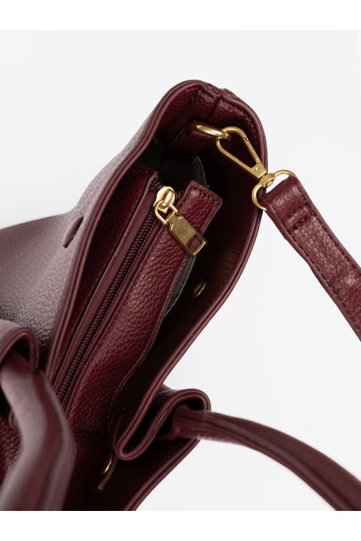 bordowa shopperka   bordowa shopperka