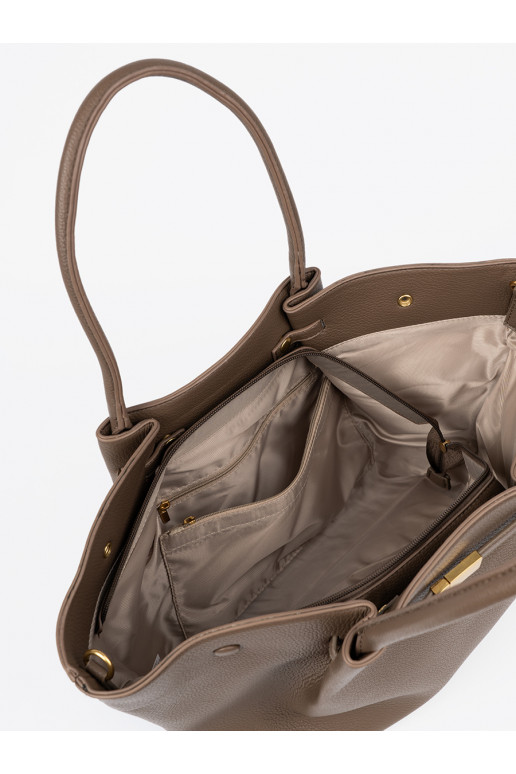 Rankinė/krepšys shopper taupe Rankinė/krepšys shopper taupe