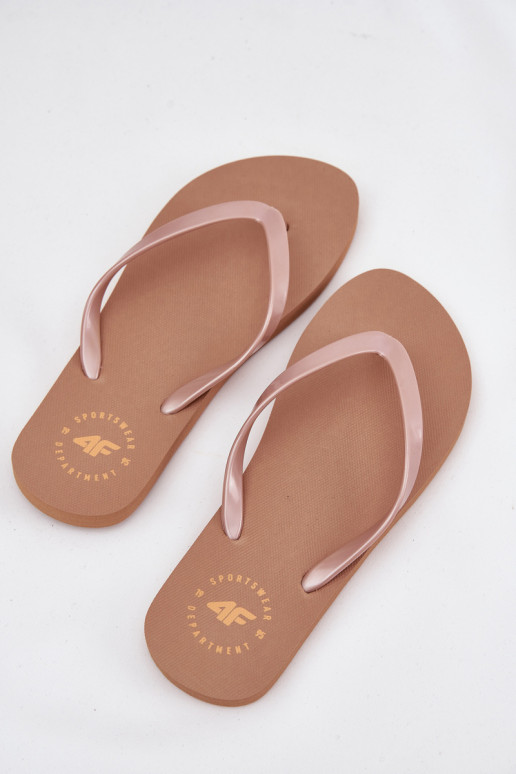   Šlepetės 4FMM00FFLIF018-82S rudos spalvos