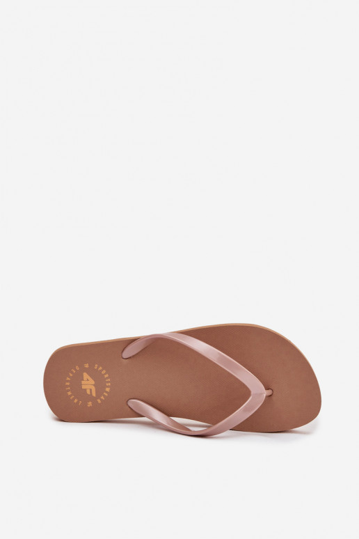   Šlepetės 4FMM00FFLIF018-82S rudos spalvos