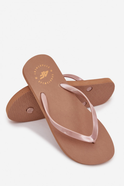   Šlepetės 4FMM00FFLIF018-82S rudos spalvos