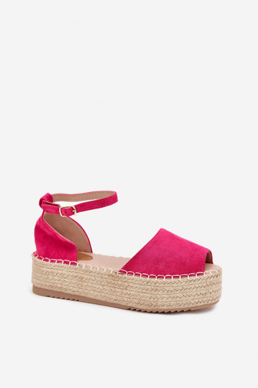 basutės Espadrilės su platforma  rožinės spalvos Selise basutės Espadrilės su platforma  rožinės spalvos Selise