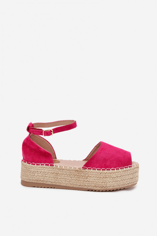 basutės Espadrilės su platforma  rožinės spalvos Selise basutės Espadrilės su platforma  rožinės spalvos Selise