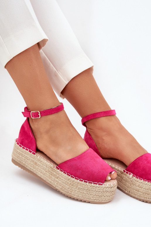 basutės Espadrilės su platforma  rožinės spalvos Selise basutės Espadrilės su platforma  rožinės spalvos Selise