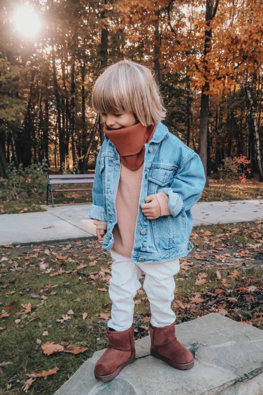 Šilti vaikiški žieminiai batai rudos...