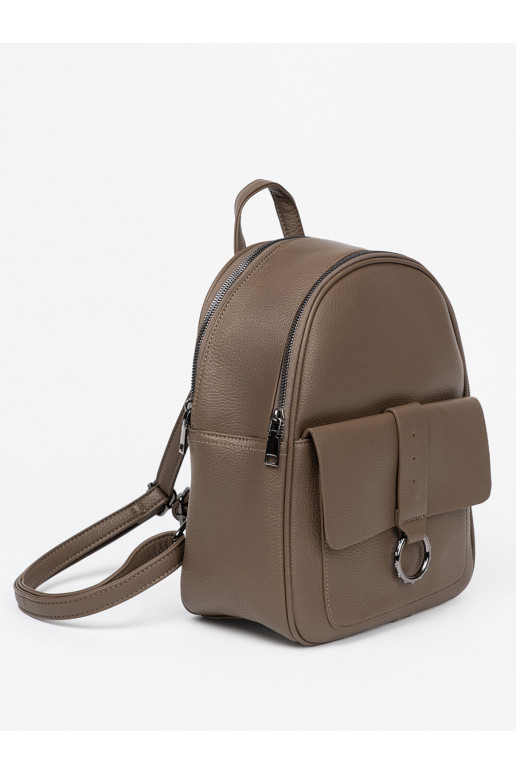 smėlio spalvos kuprinė iš eko odos smėlio spalvos kuprinė iš eko odos