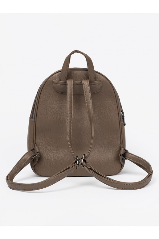 smėlio spalvos kuprinė iš eko odos smėlio spalvos kuprinė iš eko odos