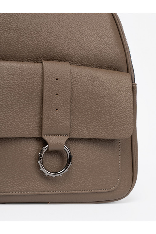 smėlio spalvos kuprinė iš eko odos smėlio spalvos kuprinė iš eko odos