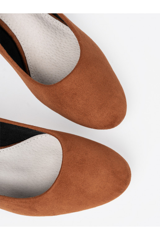 rudos spalvos aukštakulniai z ozdobnym m obcasem rudos spalvos aukštakulniai z ozdobnym m obcasem