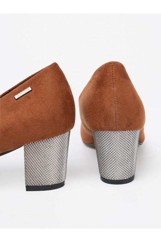 rudos spalvos aukštakulniai z ozdobnym m obcasem rudos spalvos aukštakulniai z ozdobnym m obcasem