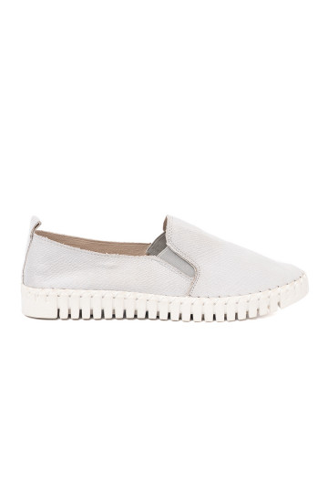pilkos spalvos batai slip-on z mi wstawkami