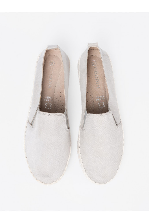pilkos spalvos batai slip-on z mi wstawkami