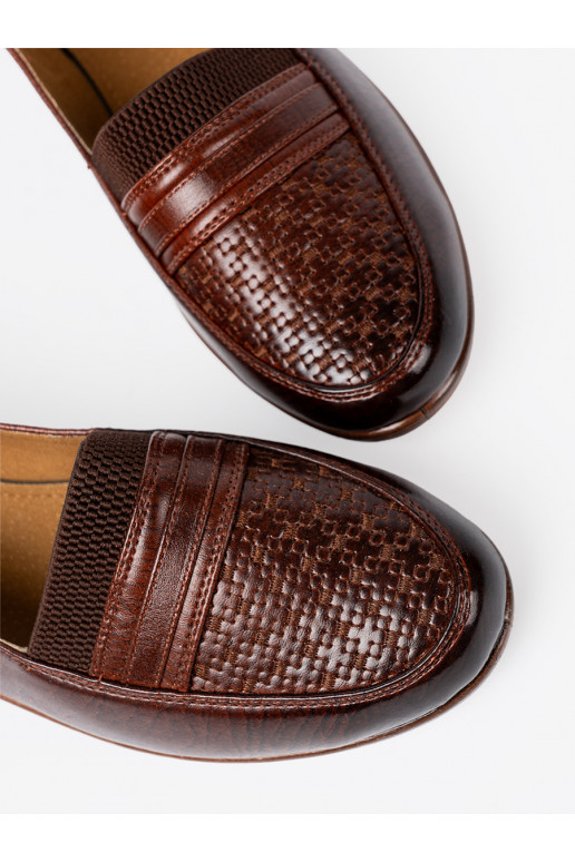 moteriški pusbačiai slip-on z fakturowanym noskiem moteriški pusbačiai slip-on z fakturowanym noskiem