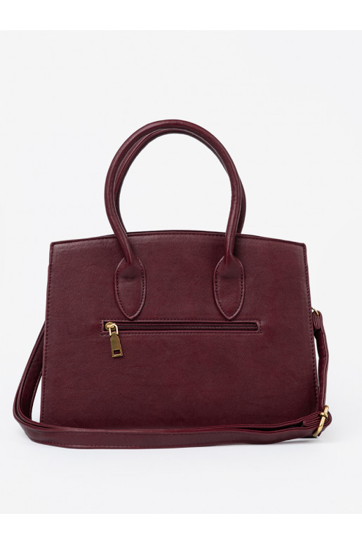 bordo spalvos rankinė  m kolorze