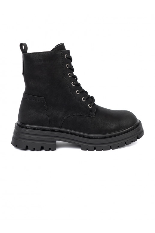 Juodos spalvos moteriški bataie z m i bieżnikiem Sergio Leone