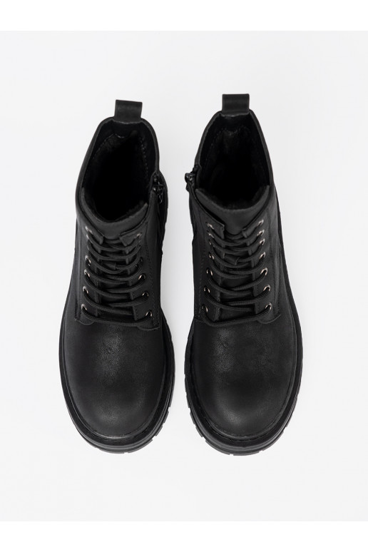 Juodos spalvos moteriški bataie z m i bieżnikiem Sergio Leone