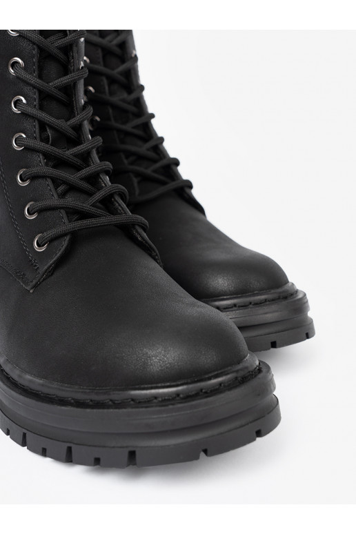 Juodos spalvos moteriški bataie z m i bieżnikiem Sergio Leone