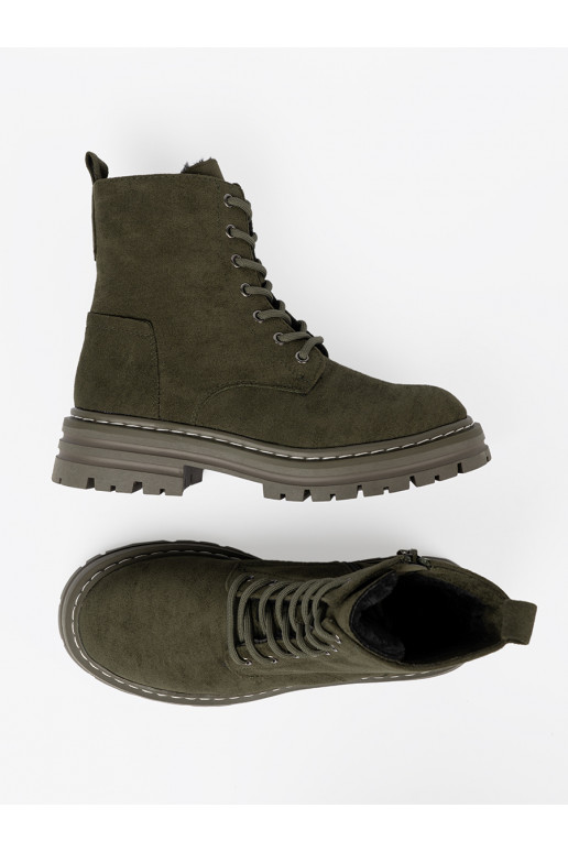 chaki spalvos  Aulinukai z zamszowym wykończeniem Sergio Leone