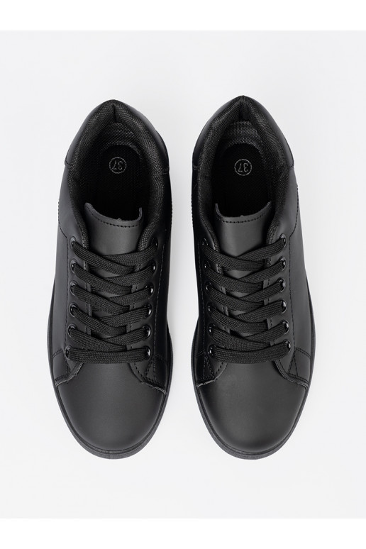 Juodos spalvos  modelio batai z matowym wykończeniem i m