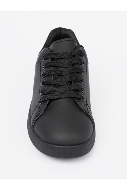 Juodos spalvos  modelio batai z matowym wykończeniem i m