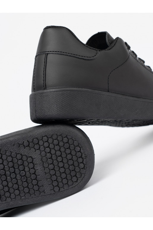 Juodos spalvos  modelio batai z matowym wykończeniem i m