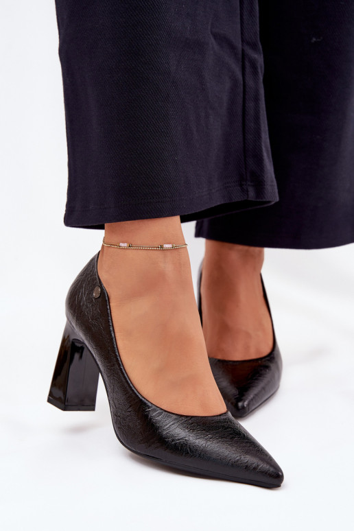 Aukštakulniai bateliai Vinceza 62252 Juodos spalvos