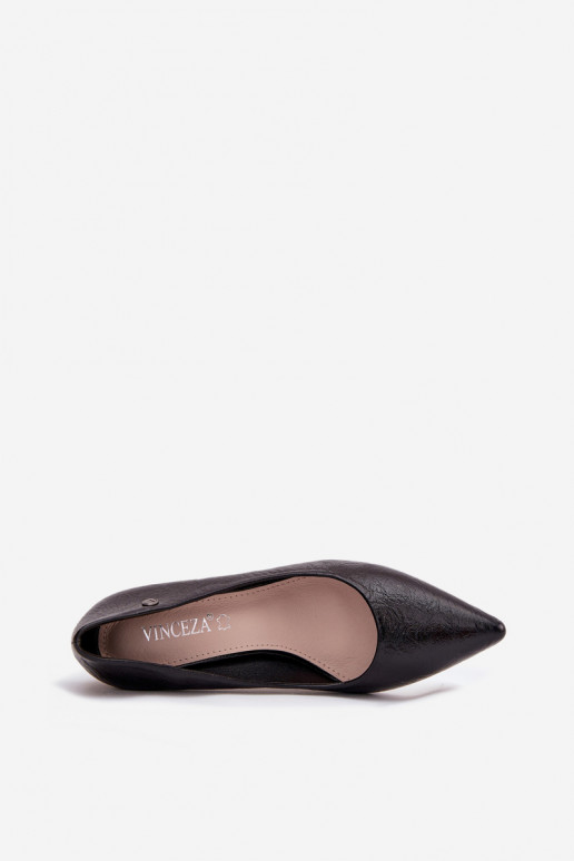Aukštakulniai bateliai Vinceza 62252 Juodos spalvos