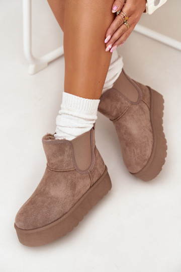 sniego batai Z Elastyczną Wstawką chaki spalvos Kiora