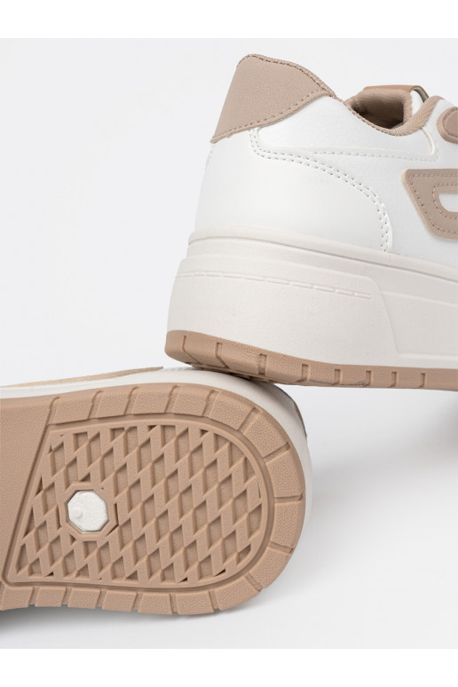 Baltos   modelio batai su platforma