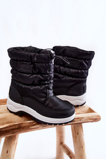 Vaikiški sniego batai su užtrauktukais Big Star KK374235 Juodos spalvos